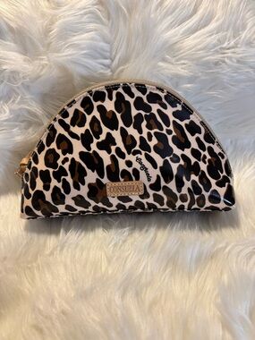 Consuela Mona Leopard Print Cosmetic Pouch